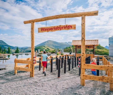 Wasserlabyrinth, Bad Kleinkirchheimer Bergbahnen, Aktivpark, Familienurlaub 