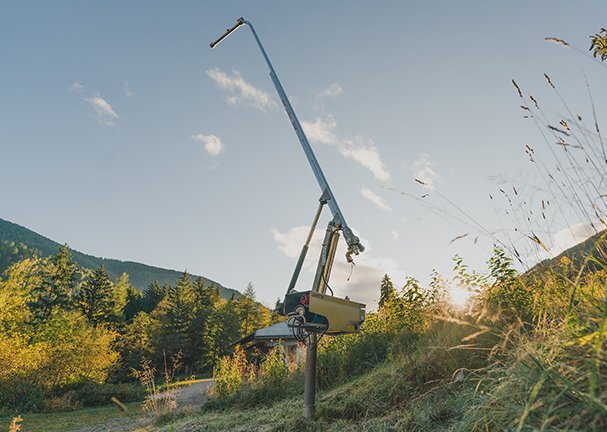 Schneilanze an der Maibrunnbahn im Bad Kleinkirchheimer Skigebiet