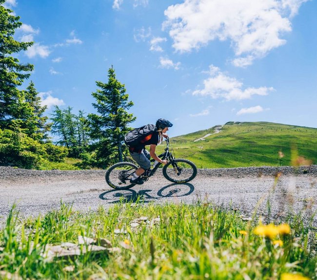 15 Mountainbike-Touren mit 7 Singletrails stehen mit den Bad Kleinkirchheimer Bergbahnen zur Verfügung