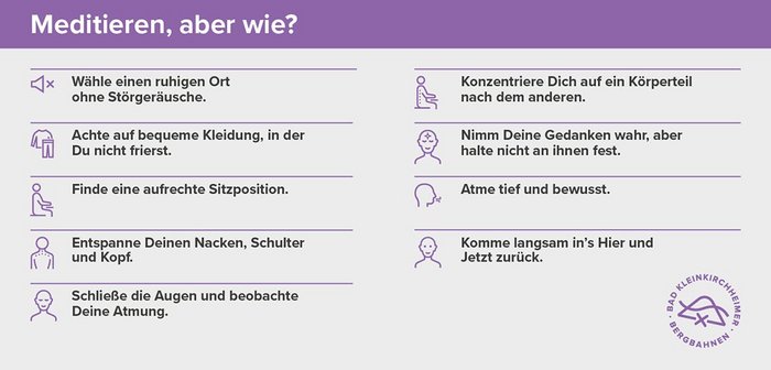 Neun Tipps für einen ersten Einstieg zum Thema Meditation