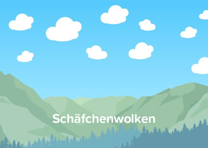 Schäfchenwolken, Bad Kleinkirchheim