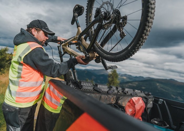 Bike-Transport nach dem Ersthelfer-Einsatz