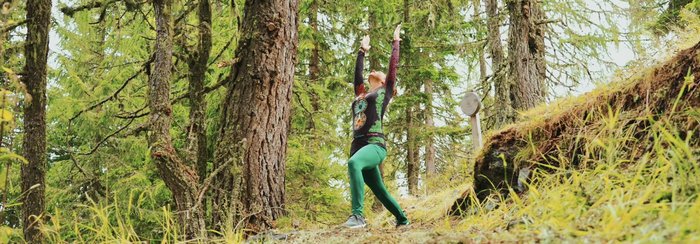 Mountain Yoga Trail Station in Bad Kleinkirchheim