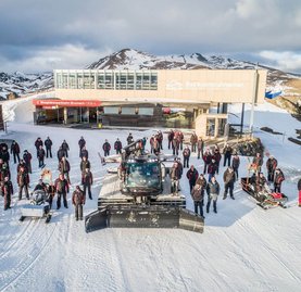 Team der Bad Kleinkirchheimer Bergbahnen, Pistenraupe