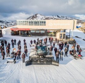 Team der Bad Kleinkirchheimer Bergbahnen, Pistenraupe