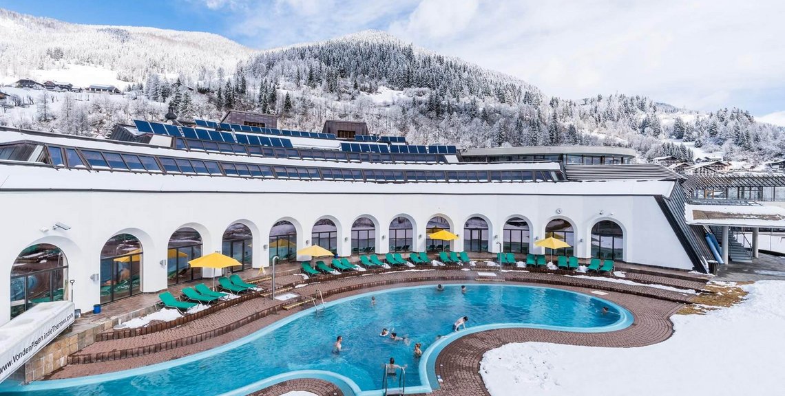 Vom Skigebiet direkt in das Thermal Römerbad Bad Kleinkirchheimer Bergbahnen