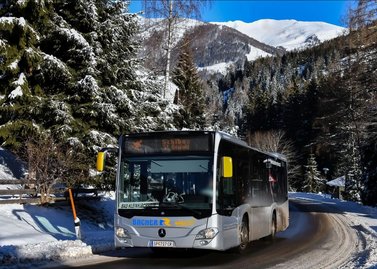 komfortabler und kostenloser Ski-Thermen-Bus in Bad Kleinkirchheim