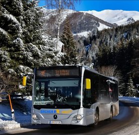 komfortabler und kostenloser Ski-Thermen-Bus in Bad Kleinkirchheim