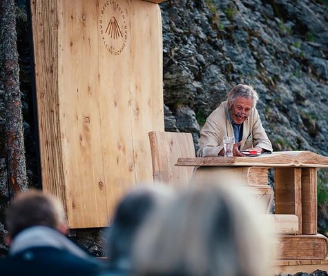 Alfred Komarek zu Gast bei der Veranstaltung BergErlesen, bei den Bad Kleinkirchheimer Bergbahnen