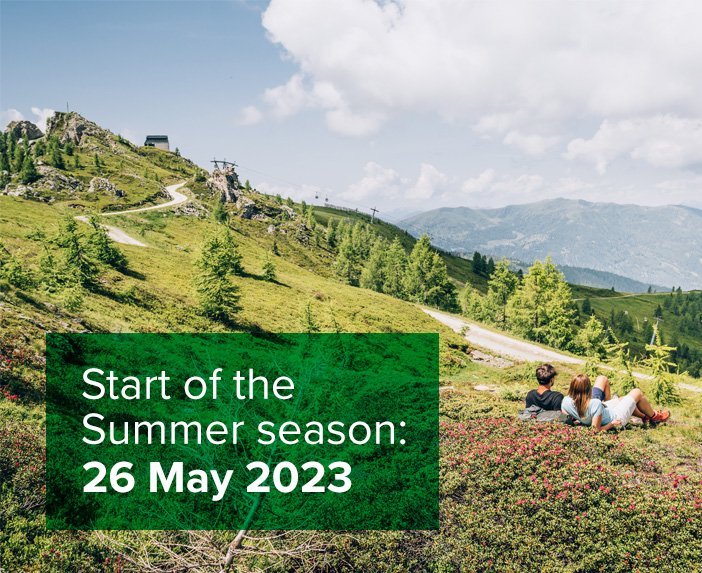 Sommersaison-Start Bad Kleinkirchheimer Bergbahnen: 26. Mai 2023