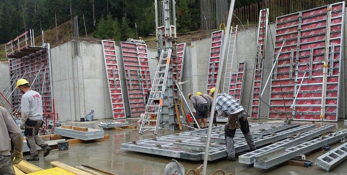 Talstation Spitzeckbahn Fortschritte im Bau, Bad Kleinkirchheimer Bergbahnen