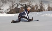 Warmup fürs Skifahren, Yoga auf der Piste, Skigebiet Bad Kleinkirchheim