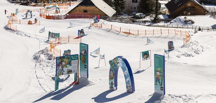 Kidsslope beim Sonnleitenlift, Skiabenteuer in Bad Kleinkirchheim