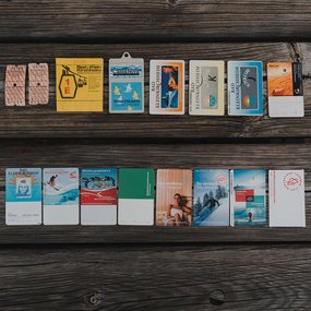 Skikarten Sammlung aus dem Skigebiet Bad Kleinkirchheim früher und heute