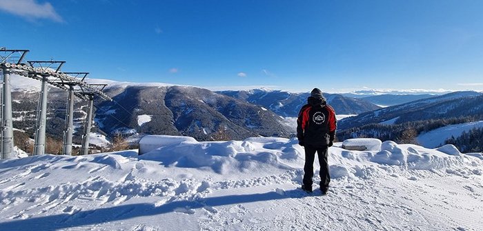 Arbeitsplatz mit Aussicht, bei den Bad Kleinkirchheimer Bergbahnen