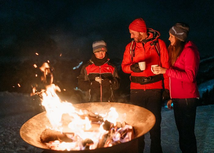 Feuerschale, Vollmond-Veranstaltung in Kärnten, Familien-Erlebnis am Berg