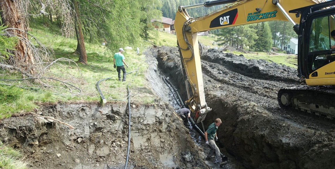 Schneianlage Bauphase, Skigebiets-Fortschritt in Bad Kleinkirchheim