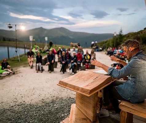 Thomas Raab zu Gast bei der Veranstaltung BergErlesen in Bad Kleinkirchheim