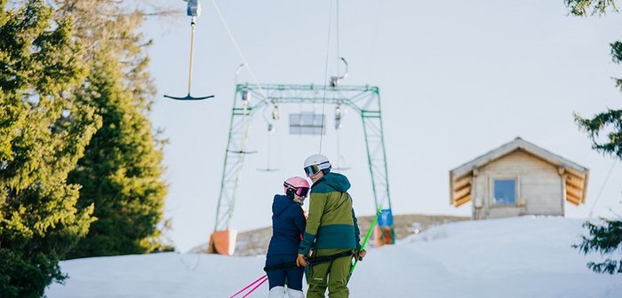 Schlepplift Sonnenhanglift, Bad Kleinkirchheimer Bergbahnen, Doppelmayr T-Bar, Bügellift