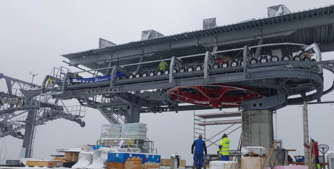 Bergstation des 6er-Sessellifts Spitzeckbahn