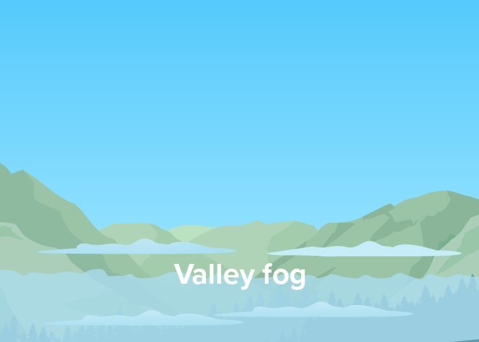 Valley fog, Bad Kleinkirchheim