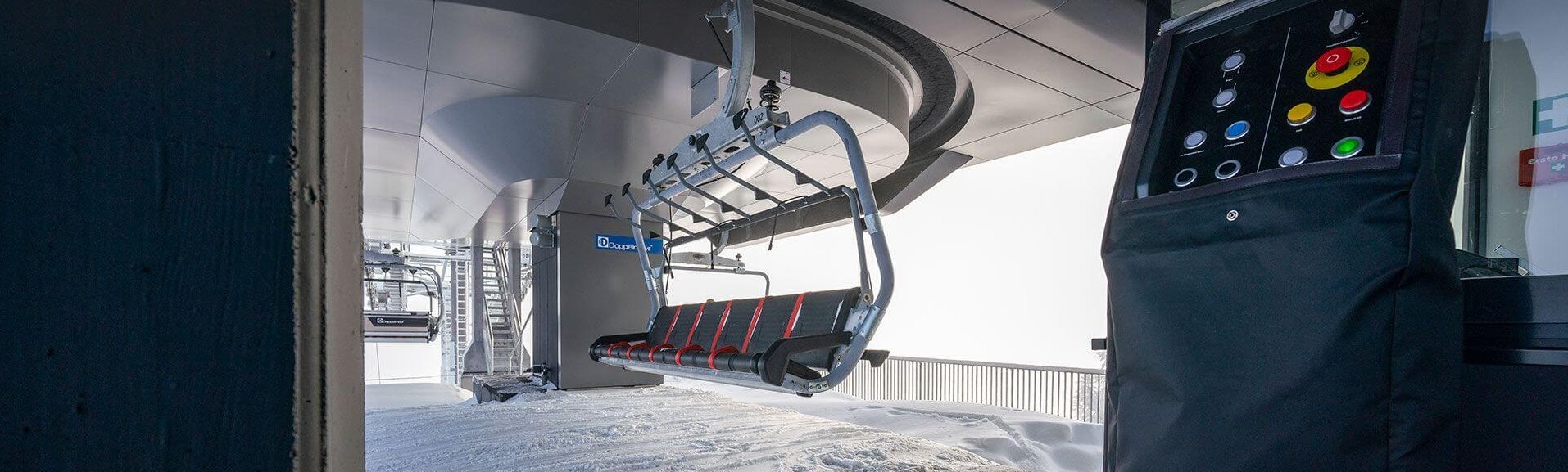 Spitzeckbahn, Kärntens erste Doppelmayr D-Line Sesselbahn, im Skigebiet Bad Kleinkirchheim