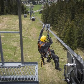 Bergeübung St. Oswald, Bundesheer und Team der Bad Kleinkirchheimer Bergbahnen