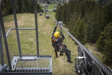  Bergeübung St. Oswald, Bundesheer und Team der Bad Kleinkirchheimer Bergbahnen