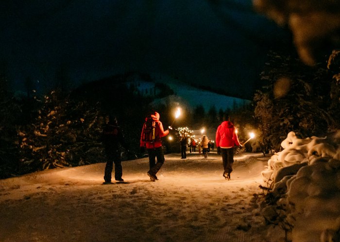 Fackelwanderung in Kärnten, Nachts am Berg, Nachtfahrt mit der Bergbahn, Vollmond-Veranstaltung, Ausflugsziel Kärnten