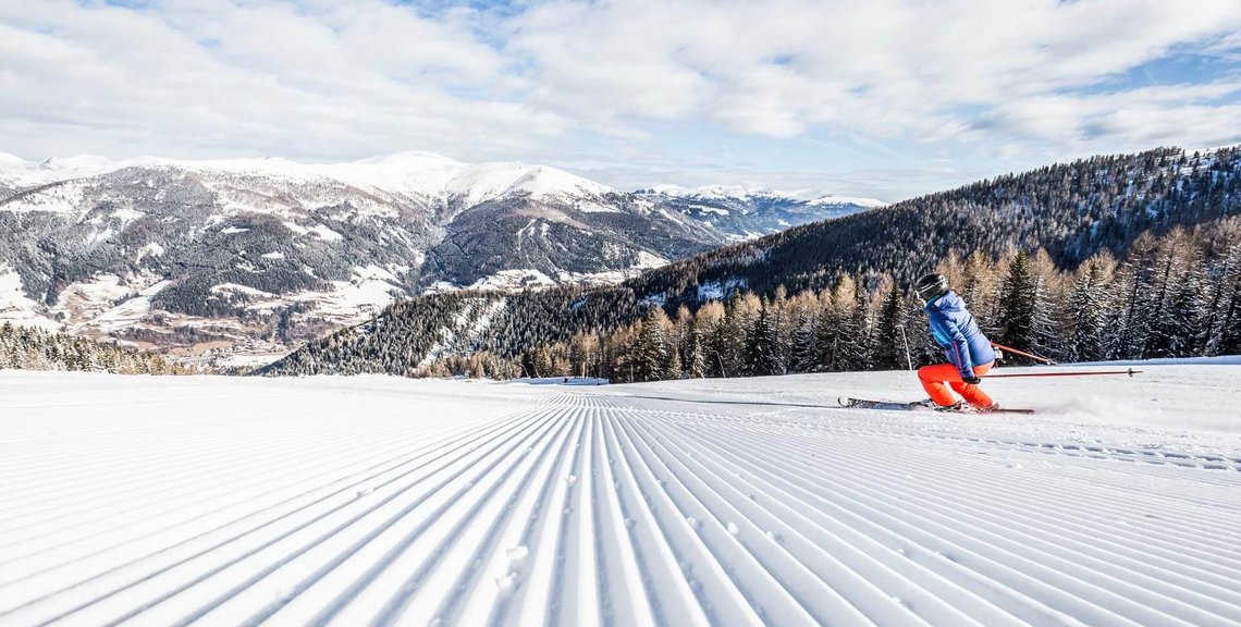 Winterurlaub im Skigebiet Bad Kleinkirchheimer Bergbahnen, 24 Bahnen und Lifte, sportliches Skigebiet