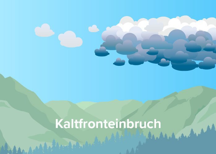 Kaltfronteinbruch, Bad Kleinkirchheim
