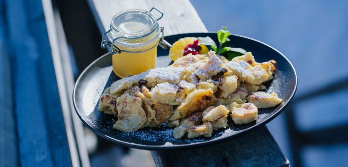 Ein schön angerichteter Kaiserschmarren.