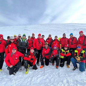 Team der Bergrettung Radenthein-Nockberge in Kärnten, Zusammenarbeit mit den Bad Kleinkirchheimer Bergbahnen, Sicherheit in den Alpen