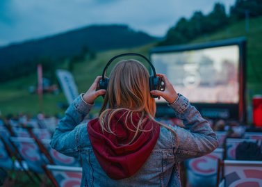Ö3 Silent Cinema Open Air Kino, an der Talstation Kaiserburgbahn, Kärnten