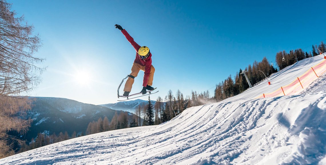 Kicker für Jumps, Freestyle Fun in Österreichs Top Skigebiet