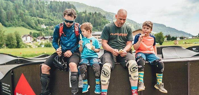 Pause beim Bike Parcours Kaiserburgbahn, Bad Kleinkirchheim