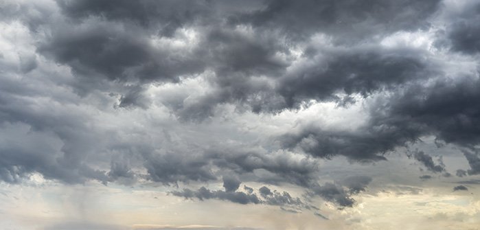 Gewitterwolken am Himmel, Bad Kleinkirchheim